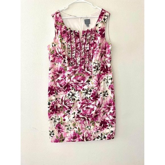 Rabbit Rabbit Rabbit Floral Party Dress Ruffle neck Plus 18W / 2X - Picture 1 of 8